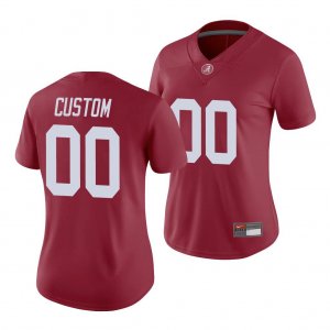 Women's Alabama Crimson Tide #00 Custom Crimson Game NCAA College Football Jersey 2403PLOL3